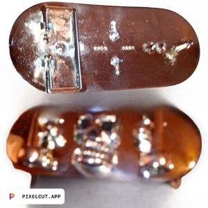 Skateboard skull Belt buckle